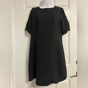 T27- RODEM Black Midi Shift Dress